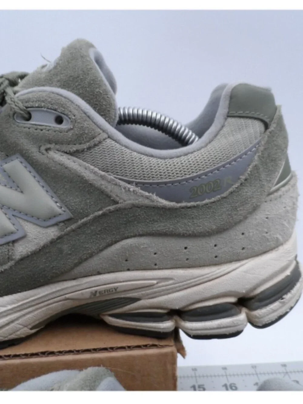 New Balance U2002RCA Running Shoes Dark Olive/Grey Men Size 10.5 Women 12